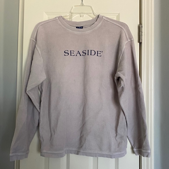 Tops | Seaside Corded Sweatshirt | Poshmark